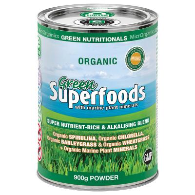 Green Nutritionals by MicrOrganics Green Superfoods Powder 900g